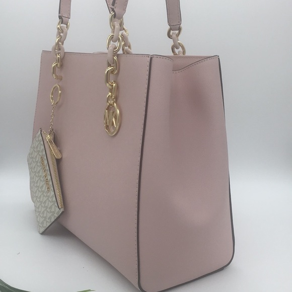 MICHAEL KORS SOFIA LG TOTE & SM TZ W ID SET - Picture 4 of 8